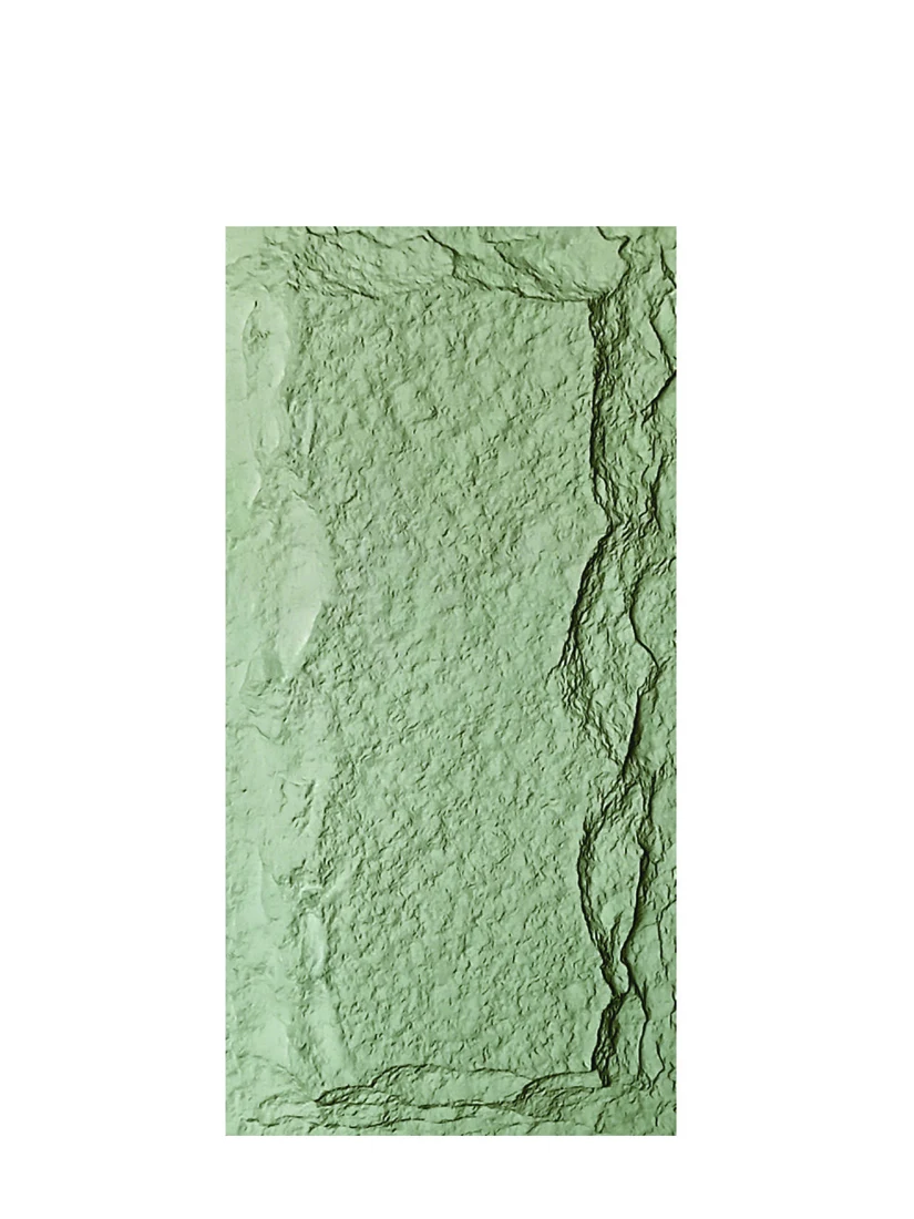 AB PU MS · Rough stone effect PU Wall Panel · Ash White