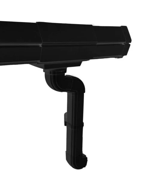 OS-RFT-067 · Modular rainwater gutter · Black