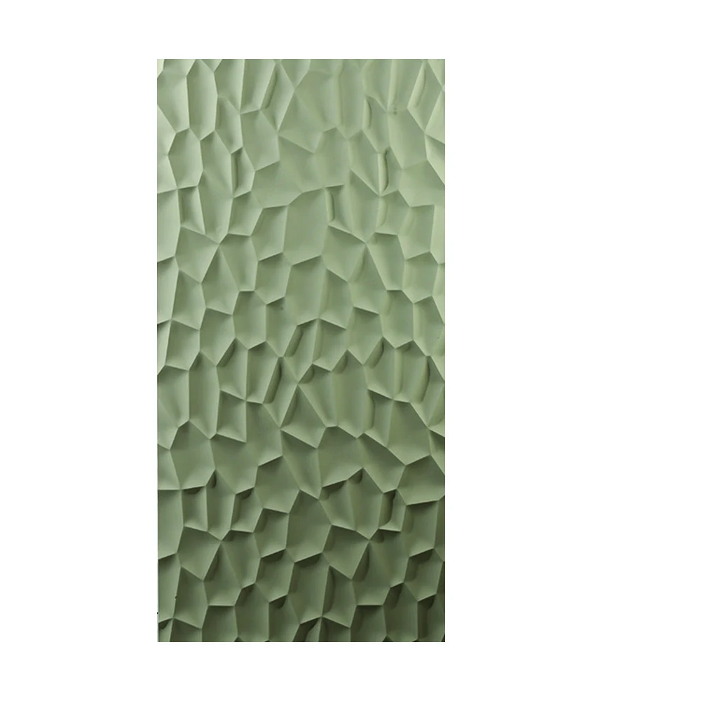 AB PU WA · Folded geometric PU Wall Panel · Stone White