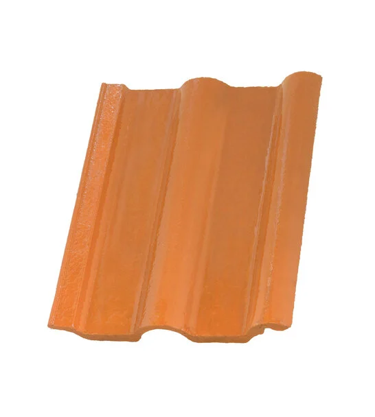 OS-RFT-026 · Lightweight-profile roof tile · Orange