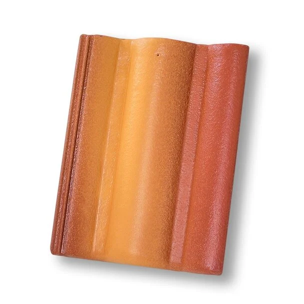 OS-RFT-011 · Double-groove roof tile · Sunrise Red