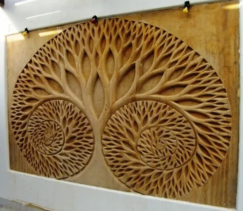 Spiral Tree of Life Stone Mural — OS-SM-008