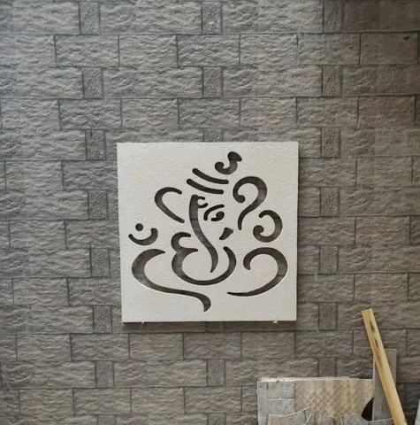 Ganesha Line Motif Stone Accent Panel — OS-SM-088