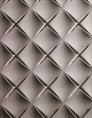 Sculpted Diamond Fold Stone Relief — OS-SM-076
