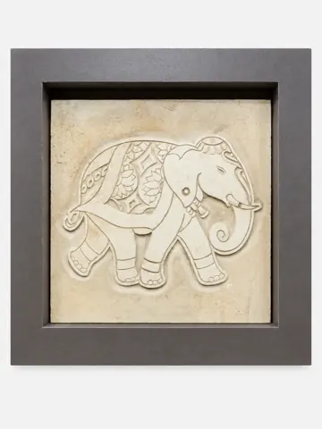 Decorative Elephant Stone Accent Panel — OS-SM-187