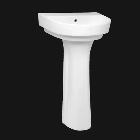 Cocoon Mini Full Pedestal Basin — OS-SW-1329