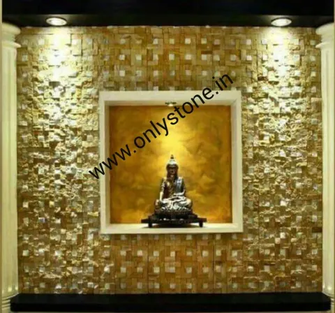Buddha Niche Mosaic Stone Feature — OS-SM-003
