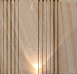 Vertical Fluted Sand Panel Natural Stone Wall Cladding — OS-NWC-109