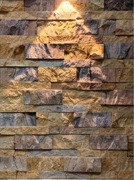 Multicolour Rustic Split Ledge Natural Stone Wall Cladding — OS-NWC-126 Natural Stone Wall Cladding