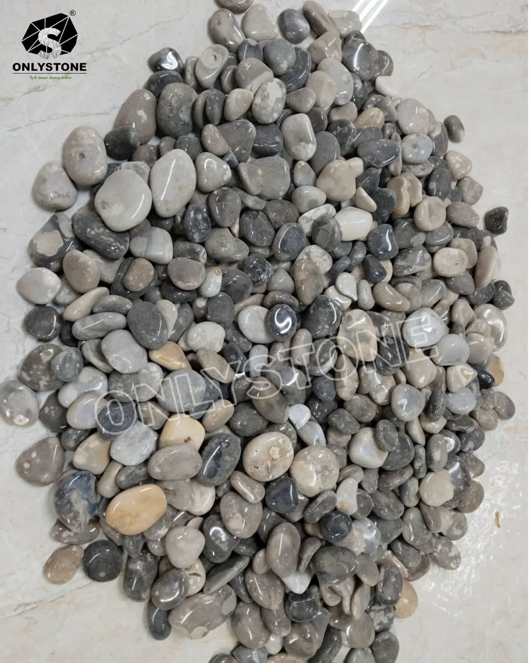 Flat Natural Pebbles — OS-PB-002 Natural Pebbles