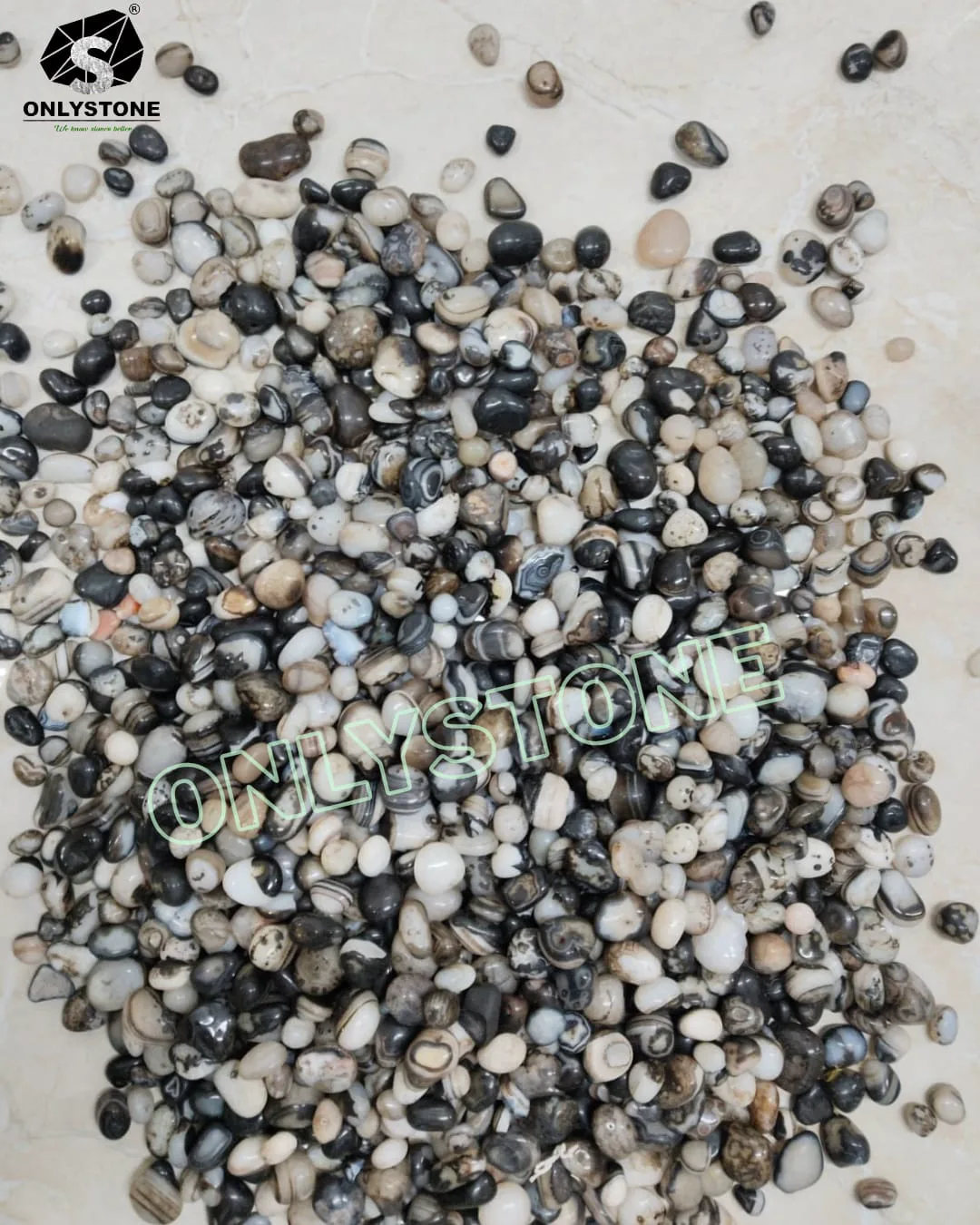 Mix Band Onyx Pebbles — OS-PB-025 Onyx Pebbles