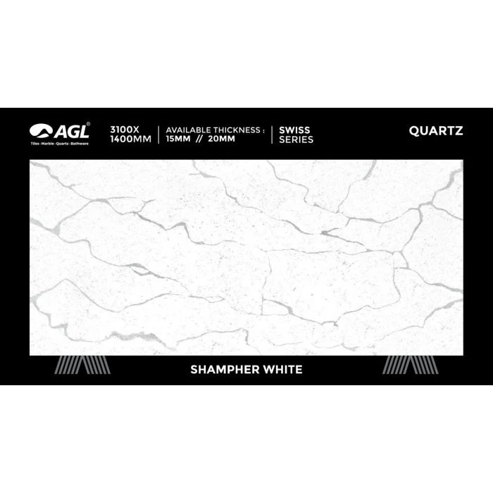 AGL Shampher White Quartz — OS-QZ-048, view 2