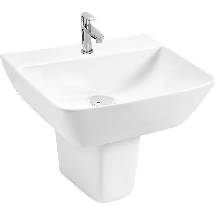 PERTH(BWB35-BHPD03) Half Pedestal Basin — OS-BS-PERTH-BWB35-BHPD03 Half Pedestal Basins