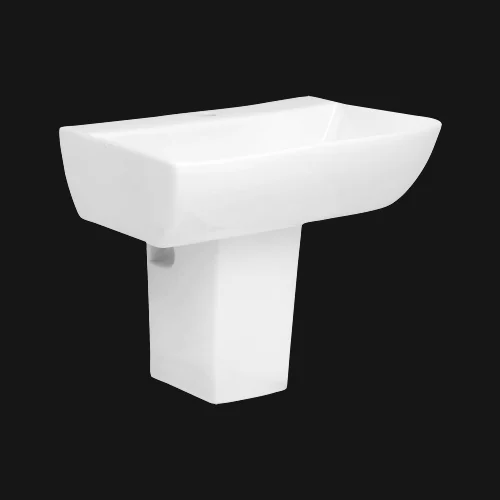 Vita Half Pedestal Basin — OS-SW-1375 Half Pedestal Basins