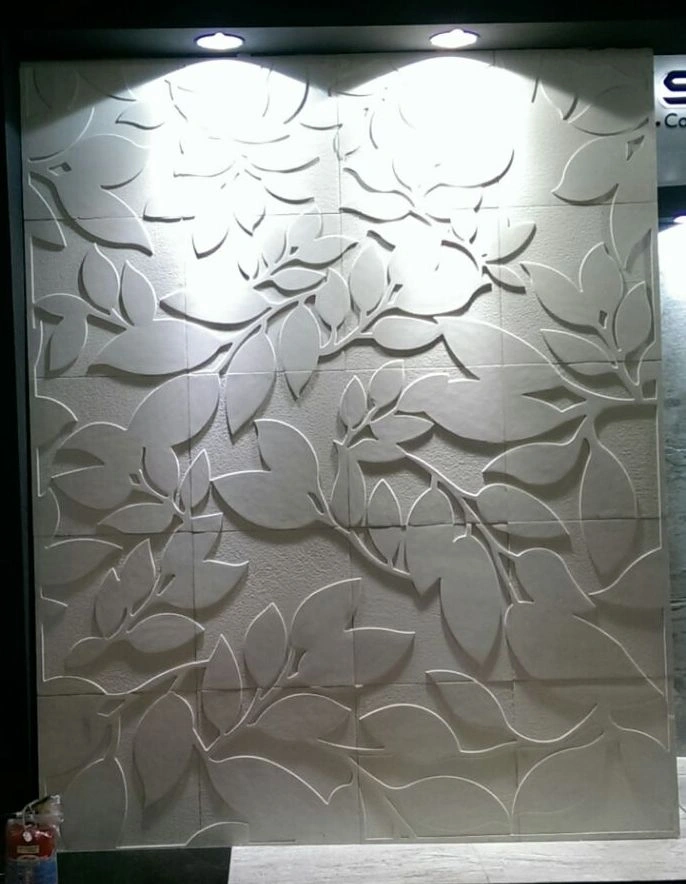 Interwoven Botanical Vine Stone Panel — OS-SM-036, view 2