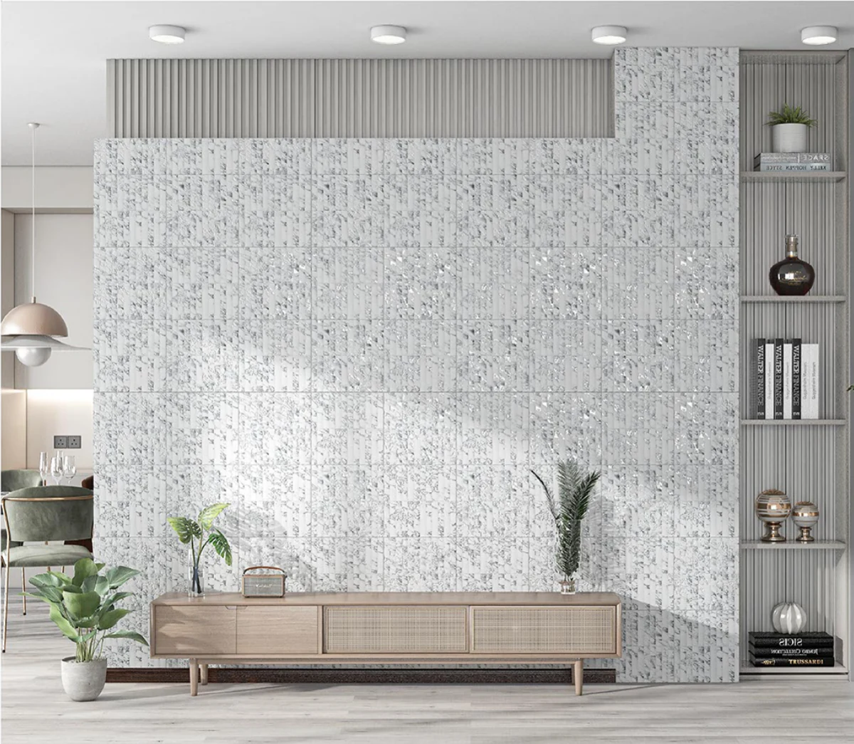 OMD BUMPY AGATY DECO decorative interior application illustration