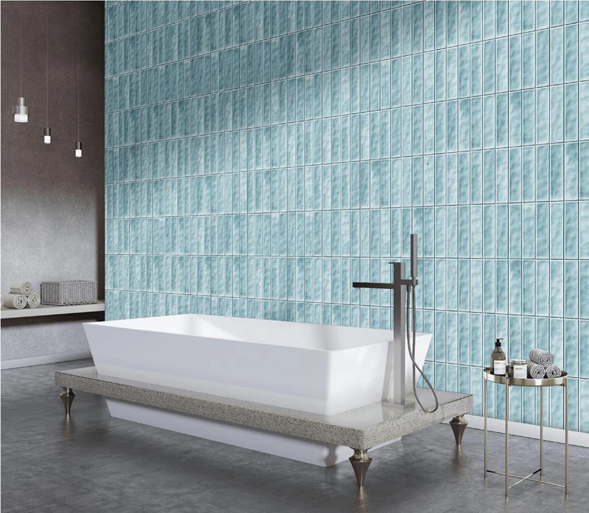 OMD TIKAL CYAN decorative interior application illustration