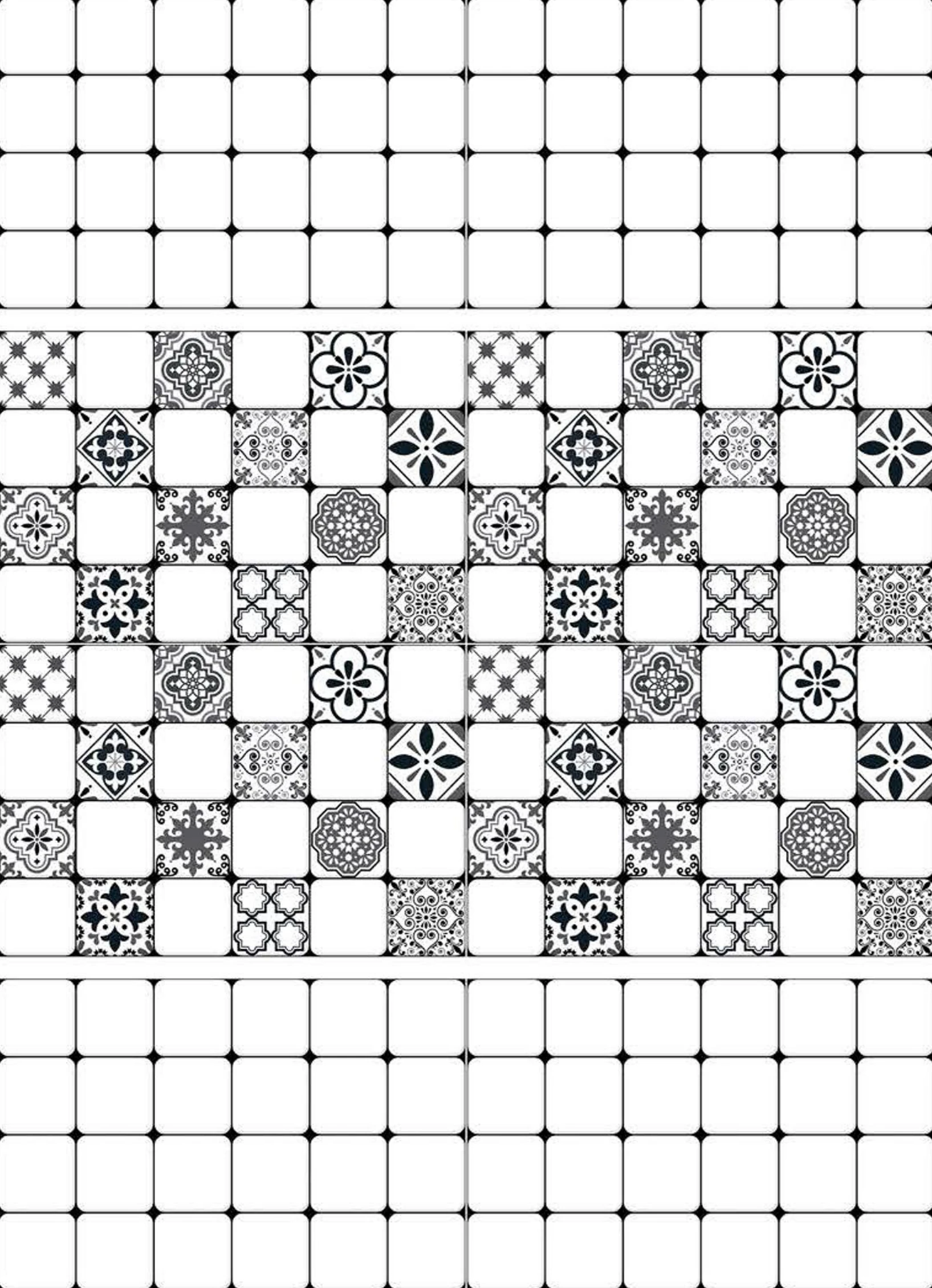 OTH 1706 coordinated wall-tile arrangement