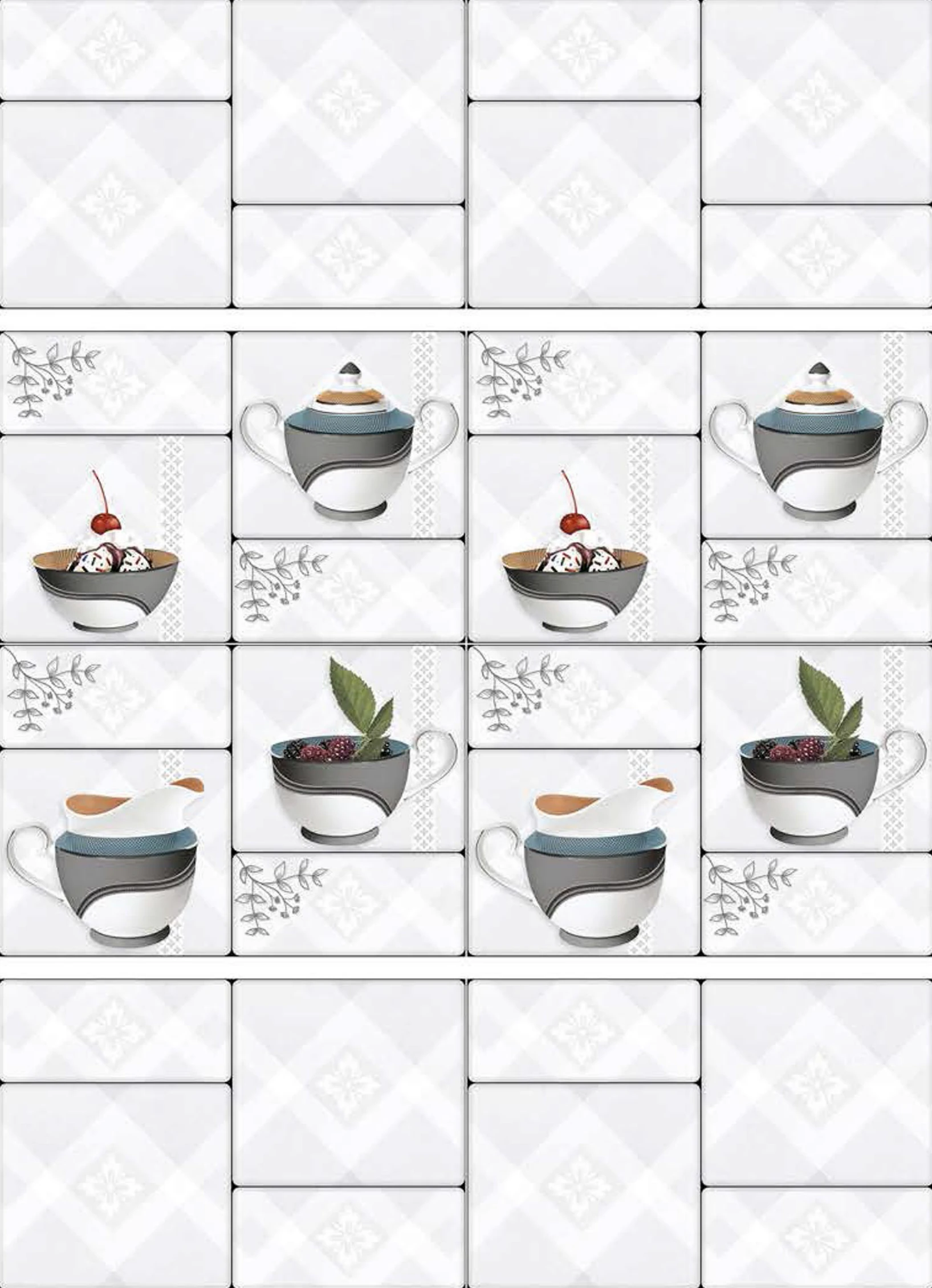 OTH 4116 coordinated wall-tile arrangement