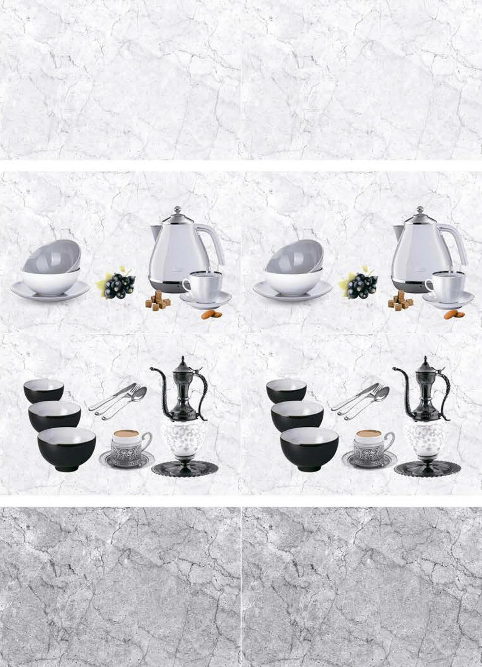 OTH 7232 KITCHEN coordinated wall-tile arrangement